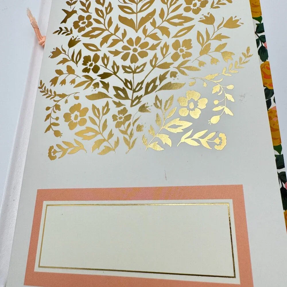 Crate Paper Floral Journal Cover With 2 Inserts Tassel Closure